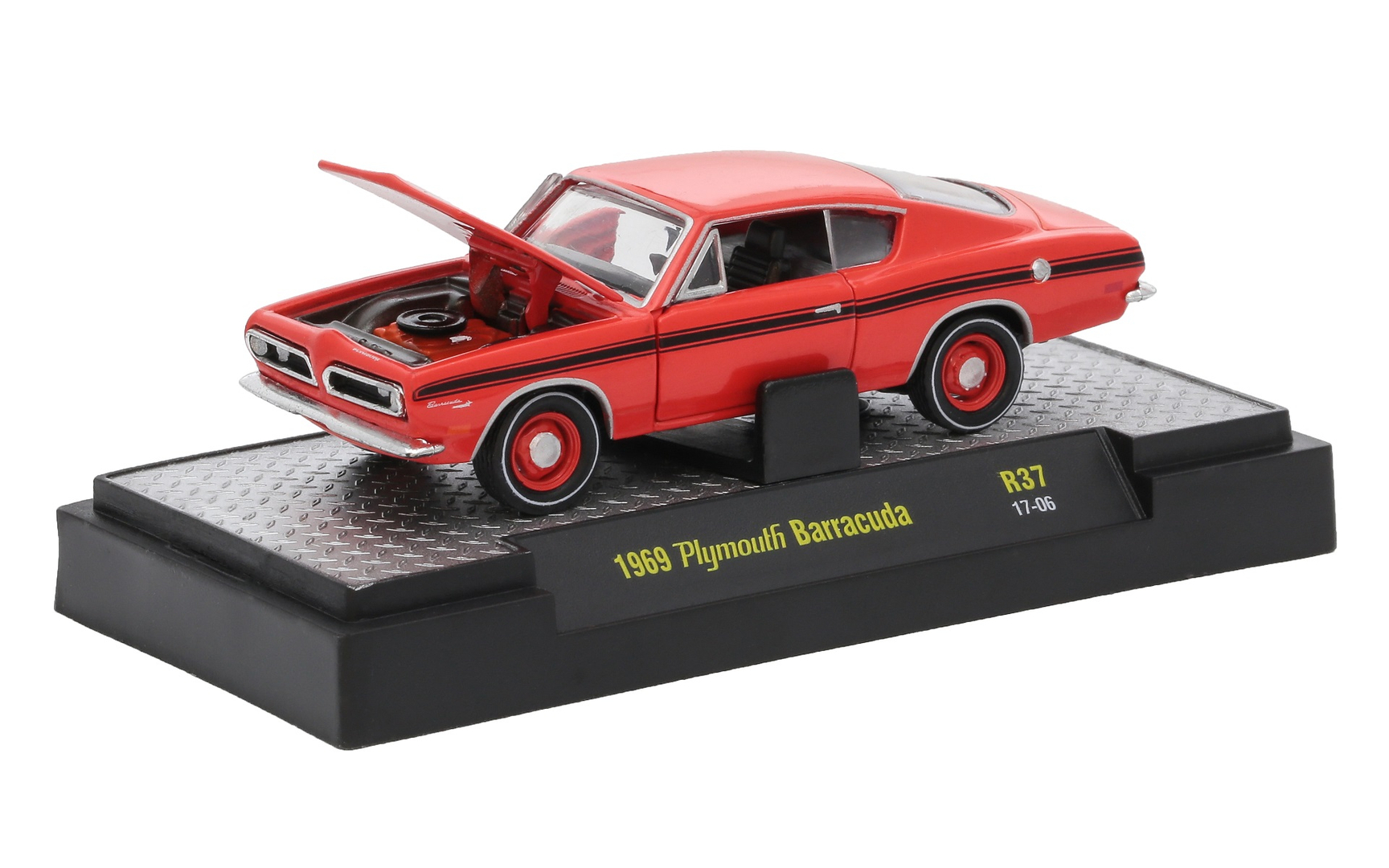 M2 Machines 1:64 DETROIT-MUSCLE RELEASE 35 1969 PLYMOUTH CUDA 340 GREEN