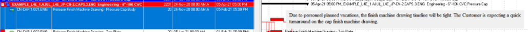 Use current bar labels in Primavera P6 gantt