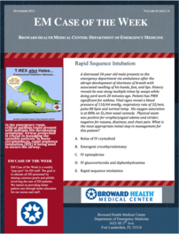 1115 -1 Rapid Sequence Intubation (written by Tom Hu, MSIV)