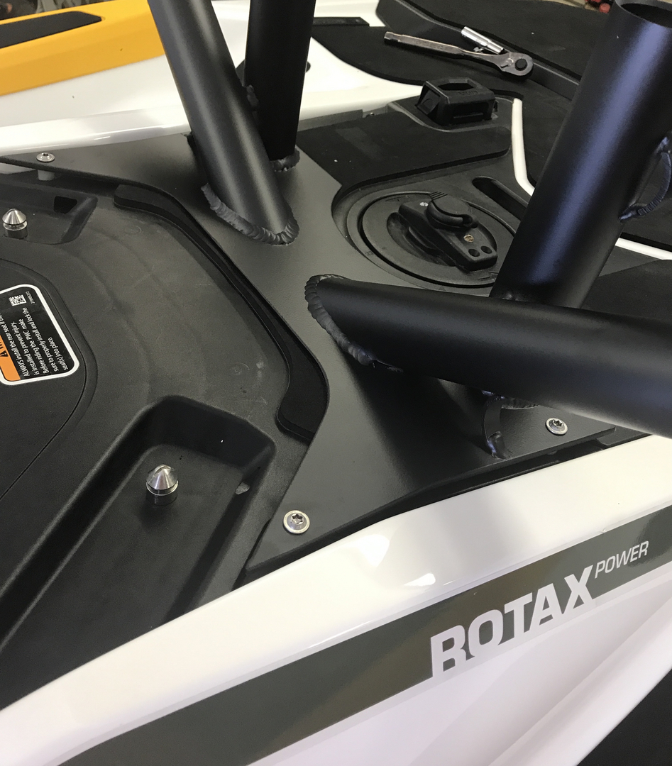 Bolt on rear rod holders for 2019 - 2021 Sea Doo Fish Pro and 2022 Trophy