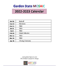 2022-2023 Calendar