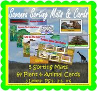 Savanna Sorting Mats and Cards