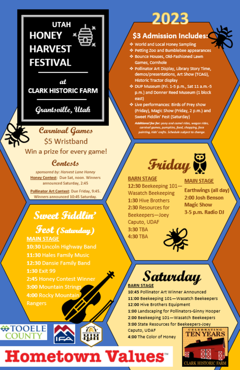 Honey Festival Schedule of Events