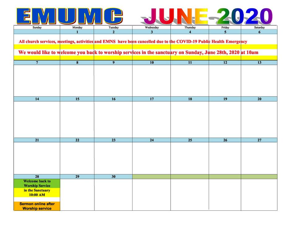 Church calendar