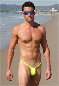 Spandex men's swimwear