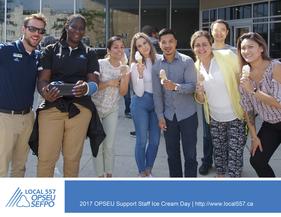 OPSEU – SUPPORT STAFF Ice Cream Day