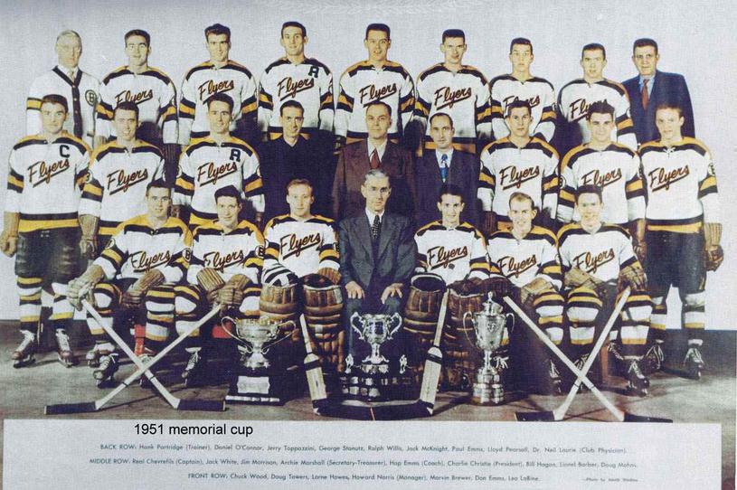 Barrie Flyers 1952 vintage hockey jersey