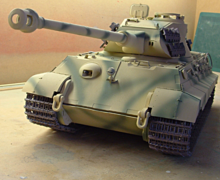 Model tank built by Scale Model Builders