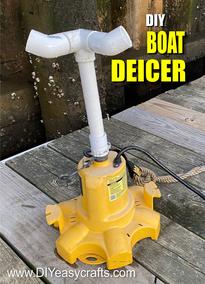 DIY easy Boat/Dock deicer