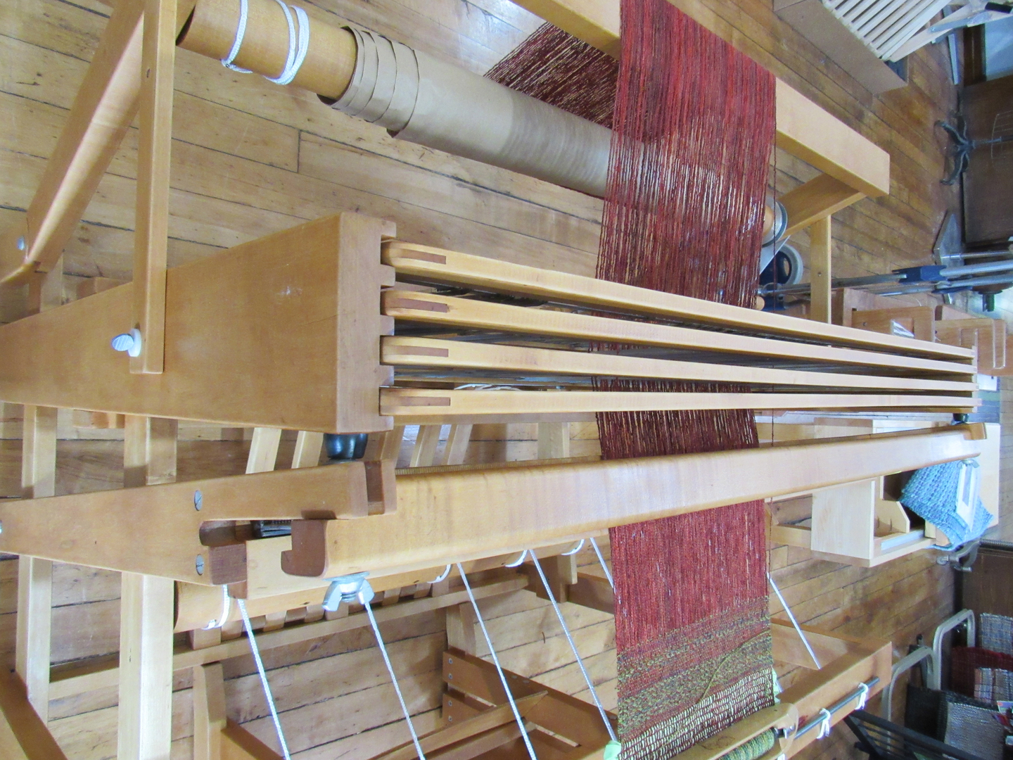 36 and 45 schacht standard floor loom — Weaver House