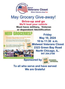 #Veterans #MidwestVeterans Closet #Mobile Pantry #Northern Illinois Food Bank #Feeding Veterans #Feeding America
