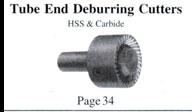 Tube End Deburring Cutters