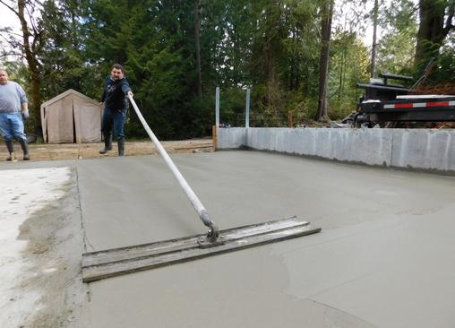 POUR CONCRETE SLAB SERVICE