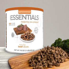 Emergency Essentials® Freeze-Dried Beef Dices (Cooked) Large Can