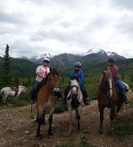 Trail riding Alaska