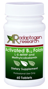 Adaptogen Research, Activated B12 Folate