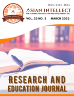 Research and Education Journal Vol 22 No 2 March 2022