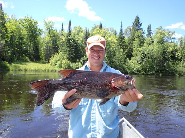 Guided Bass Fly Fishing  Wisconsin Bass Guide - Flambeau River