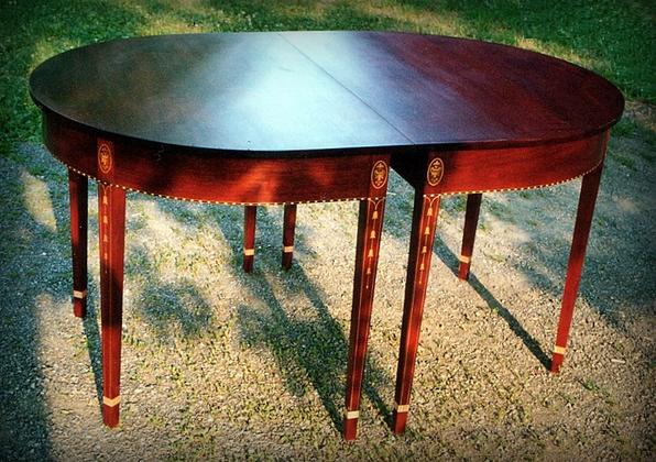 Dining Table with Inlay