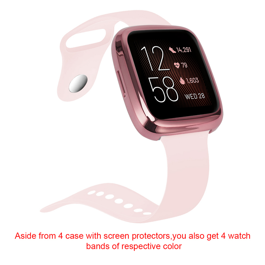 Fitbit versa case online and band