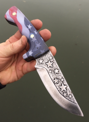 knife diyeasycrafts patriotic