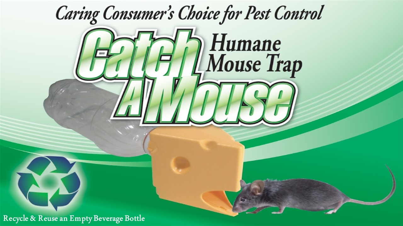 Tip-Trap Live Capture Mousetrap, Live Catch Mouse Trap