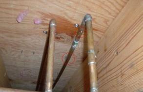 plumbing damage home inspection