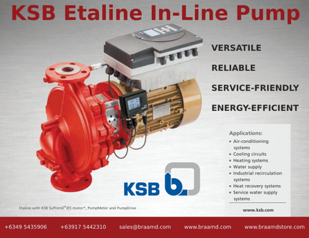 KSB Etalibe In-line pump