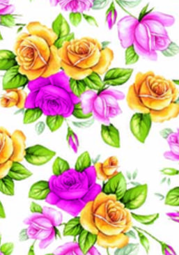 Flower Ceramic decals for china by Calcodecal