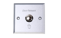 Metal button switch for door opener