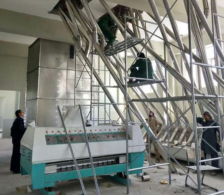 Milling sifting section of 42t/24h wheat mill