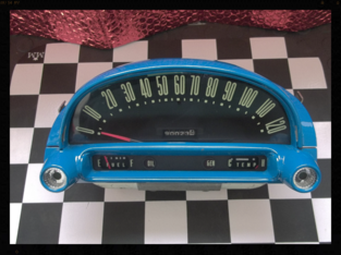 55 Ford speedometer, fuel, temperature gauge repair