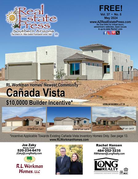 Real Estate Press, Southern Arizona, Vol 37, No 5, May 2024