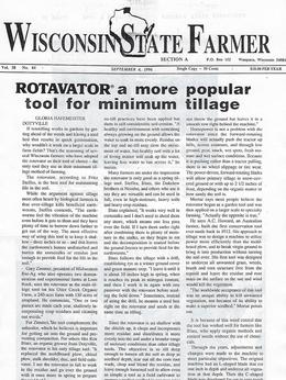 Howard Rotavator Wisconsin State Farmer Article