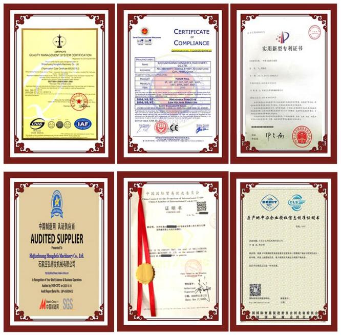 Hongdefa certificate