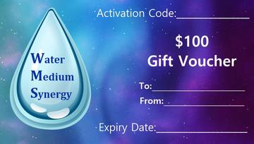 Dark Blue Water Medium Synergy $100 Gift Voucher Card