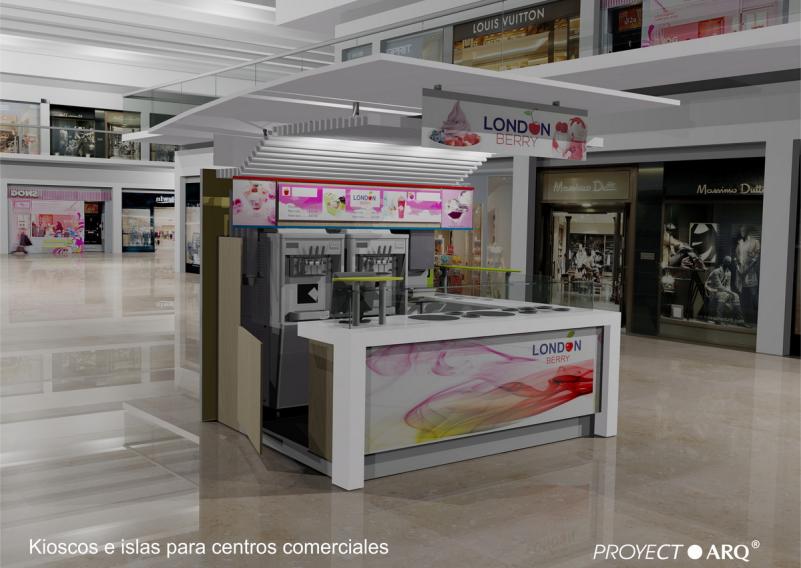 Kioscos e Islas para centros comerciales plazas