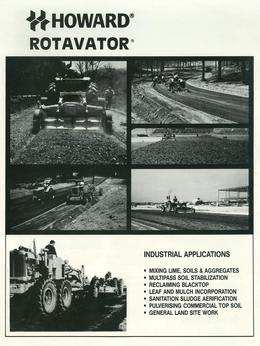 Howard Rotavator Industrial Applications Brochure