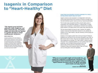 Isagenix Comparison Heart Healthy Diet