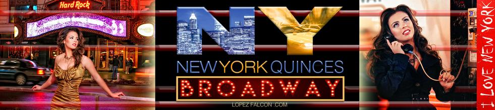 Broadway New York Quinceanera Party New York Broadway Quince Parties Theme Ideas Quinceañera Celebration Party Themes Tips for Dresses Choreography Cakes Quinces Stage & Decoration