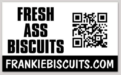 Frankie Biscuits FRESH ASS BISCUITS Sticker