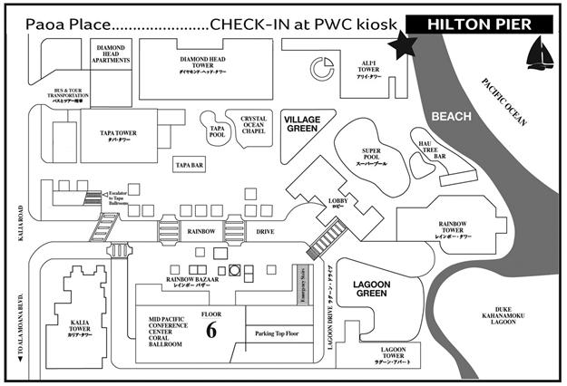 How to get to Hilton Hawaiian Village Waikiki Beach Resort Honolulu in  Urban Honolulu by Bus?