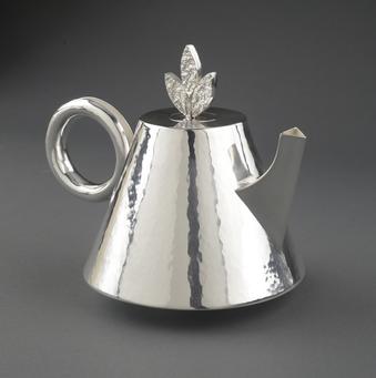 Sterling silver teapot by Kevin O'Dwyer