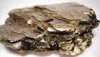muscovite, schorl tourmaline, Kirk quarry # 2, Gilsum, New Hapshire, USA