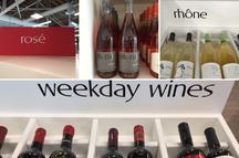 Image of Weekday Wine, Rose and Rhone display