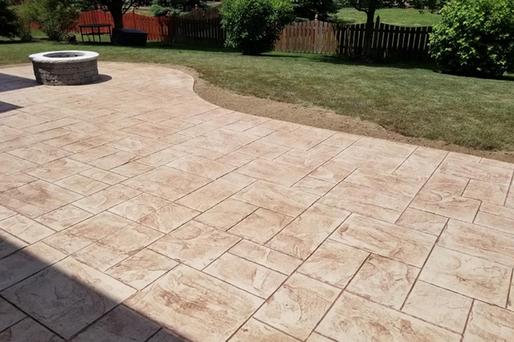 Excellent Stamped Concrete Patio Contractor and Pricing in Seward NE| Lincoln Handyman Services