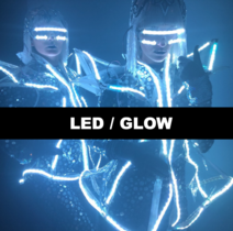 led dancer glow entertainment