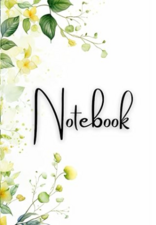 Beautiful Spring Leaves Designer Notebook Journal - 6"x9" 120 Pages - Perfect for taking notes for school or everyday note taking