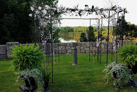 Wedding Ceremony Arch in MN Three Rivers Park District
