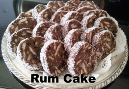 rum cake or salam de biscuiti romanian's favorite